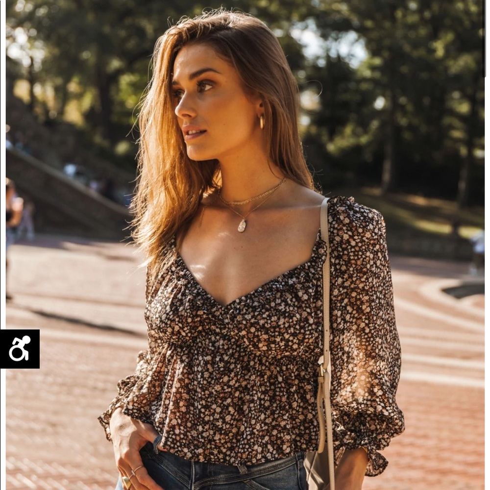 bohme Lauretta Floral Top Small